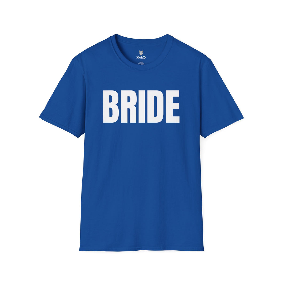 Bride unisex t-shirt by Me&Z for bachelorette parties and bridal showers