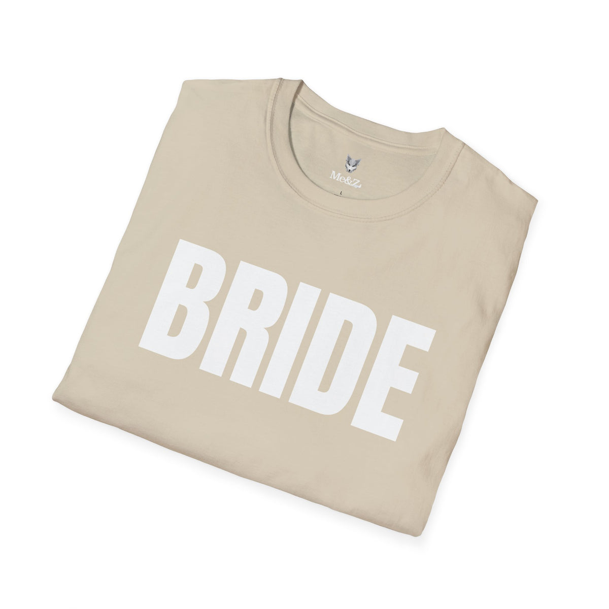 Bride unisex t-shirt by Me&Z for bachelorette parties and bridal showers
