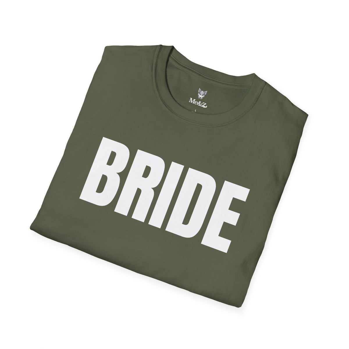 Bride unisex t-shirt by Me&Z for bachelorette parties and bridal showers