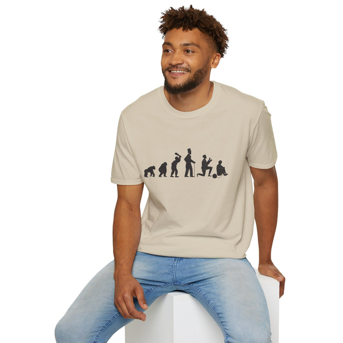 Evolution of a Groom funny unisex t-shirt by Me&Z for bachelor parties