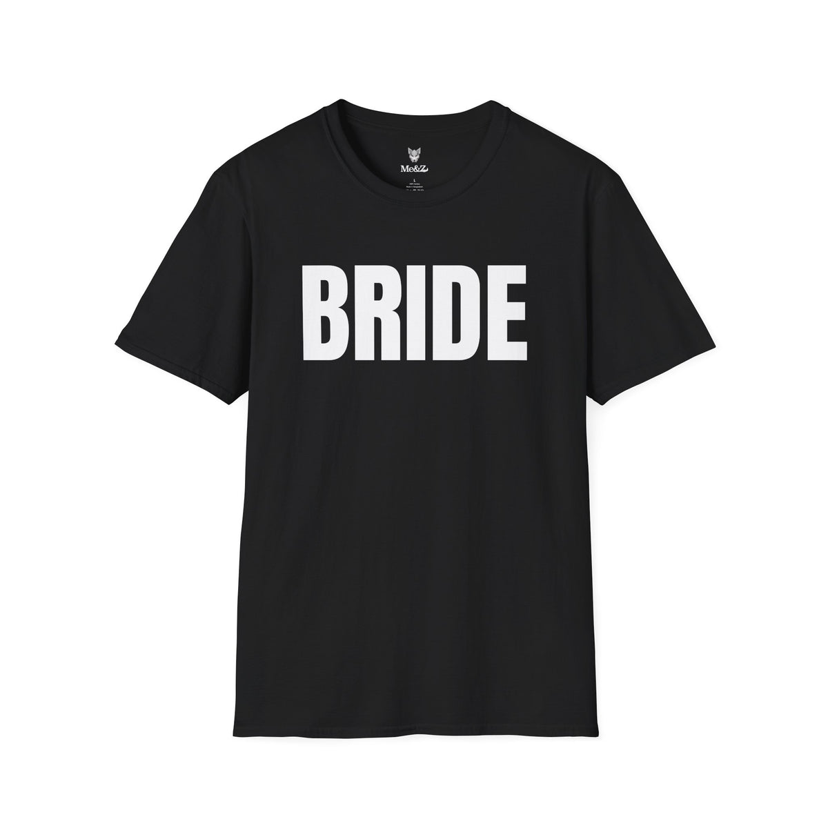 Bride unisex t-shirt by Me&Z for bachelorette parties and bridal showers
