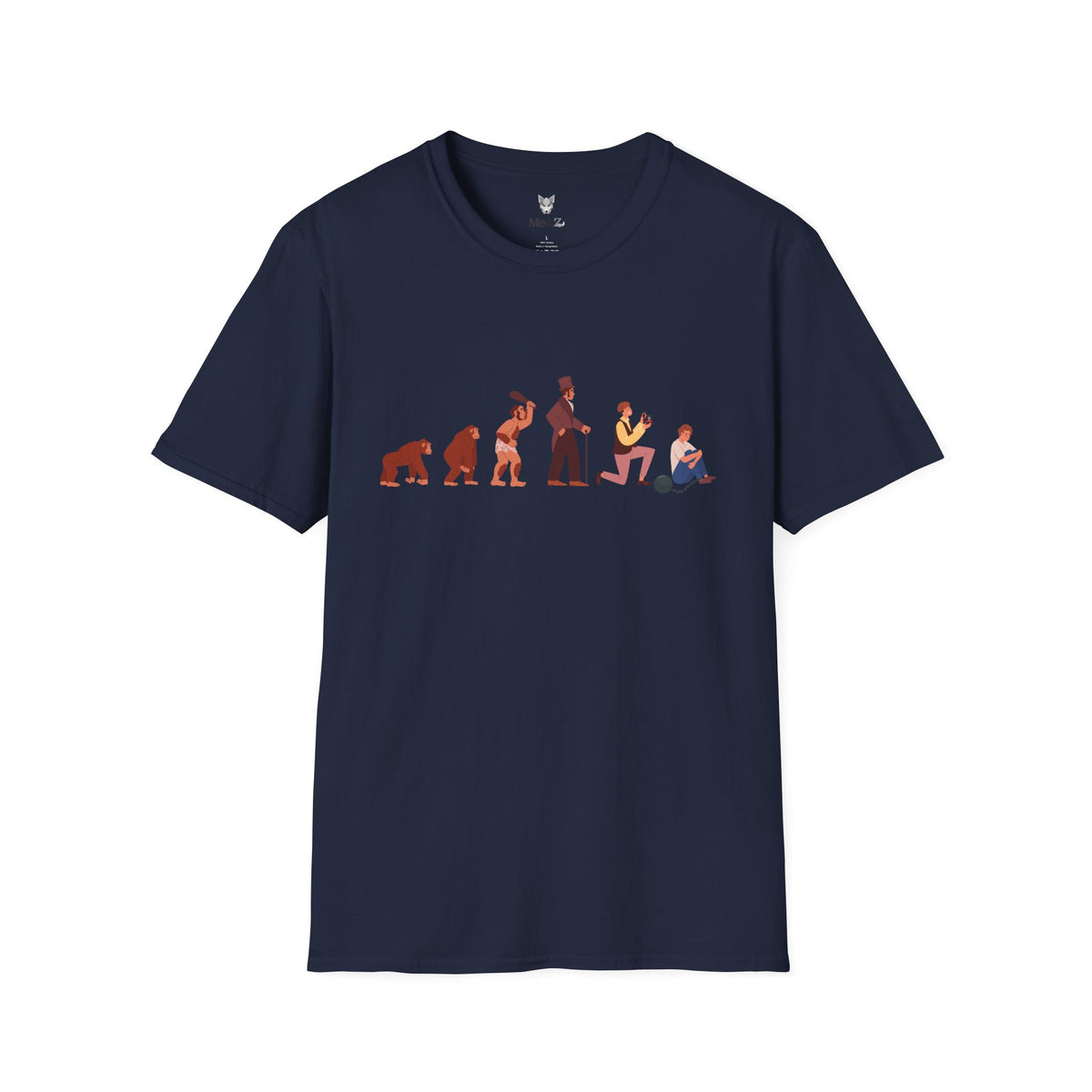 Evolution of a Groom colour art unisex t-shirt by Me&Z