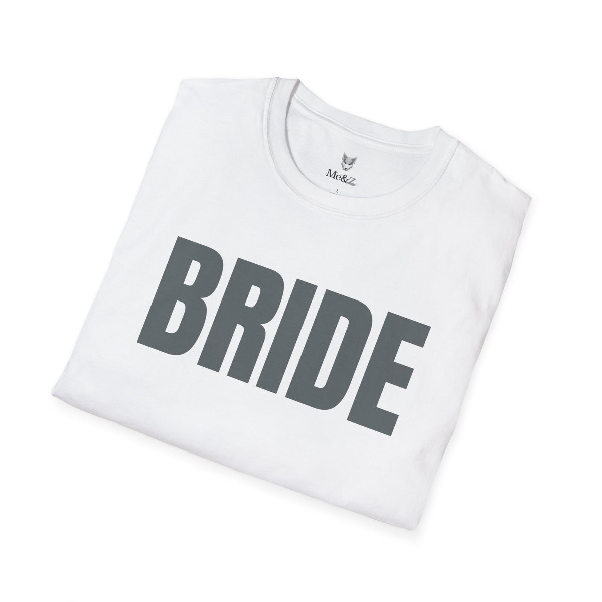 Bride unisex t-shirt by Me&Z for bachelorette parties and bridal showers